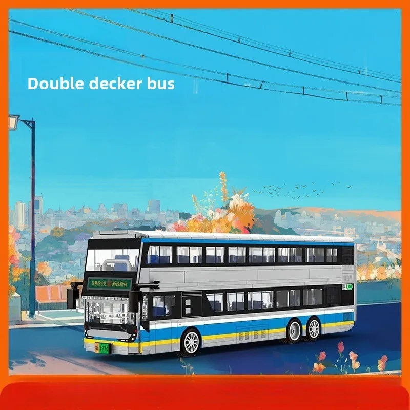 Party Games Bus - Новинка 2026: Городской автобус-игрушка, междугородний двухэтажный