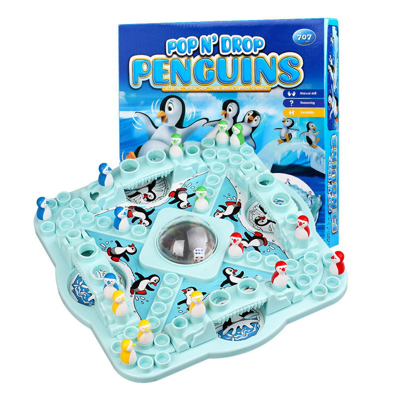 Party Games Competition - Вечерние игры, шахматы в виде пингвина,