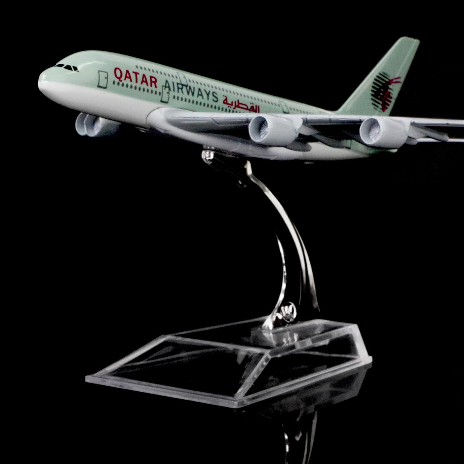 Party Games Bus - Металлическая модель самолета Airbus A380 Qatar