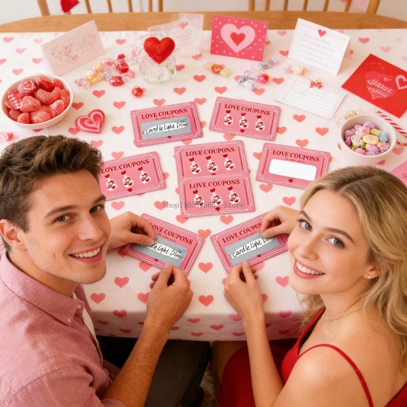 Party Games Using Cards - Открытки с выражением настроений Розовая скретч-карта