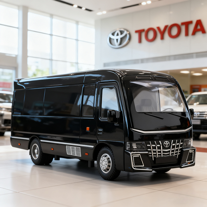 Party Games Bus - 1:33 Toyota Coaster BUS, модель автомобиля