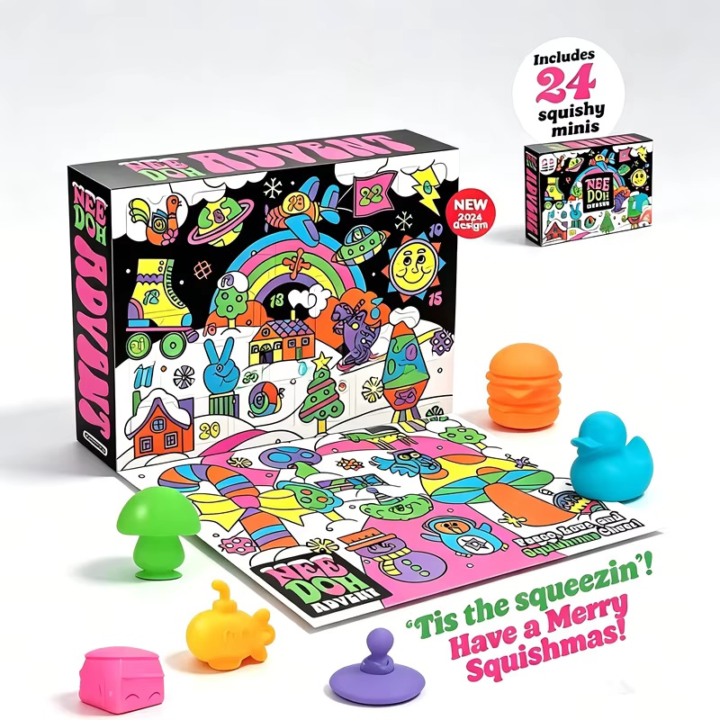 Новый адвент-календарь Needoh  – обзор и цена Party Games Children